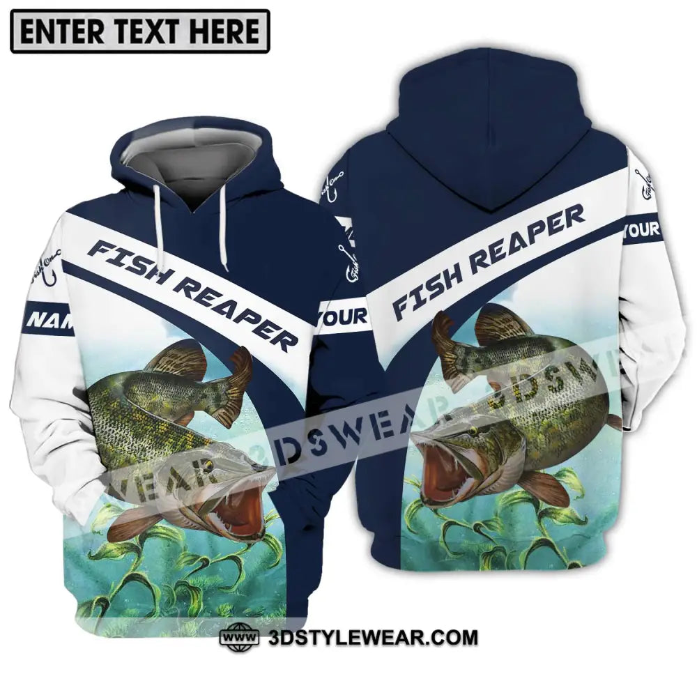 Unisex Shirt - Custom Name Fishing Lover Fish Reaper Hoodie / S T-Shirt