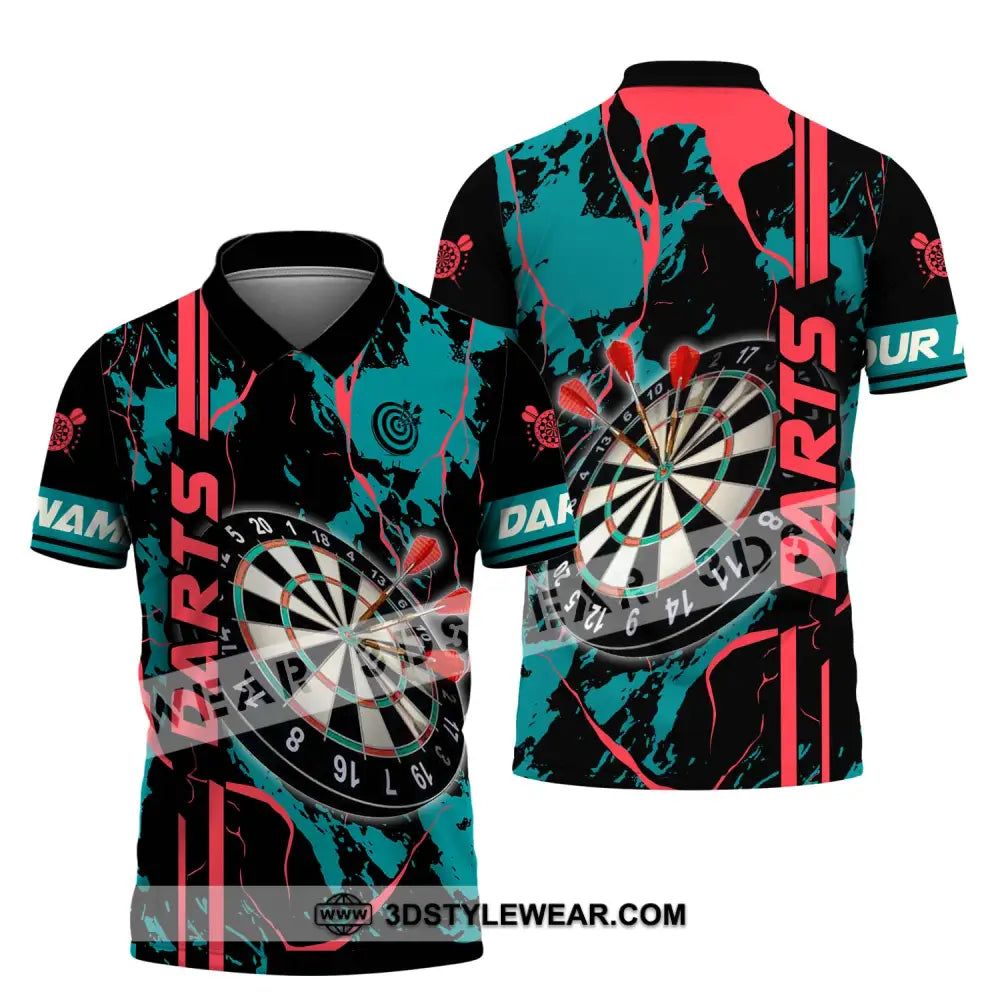 Unisex Shirt - Custom Name For Darts Lover Polo / S T-Shirt