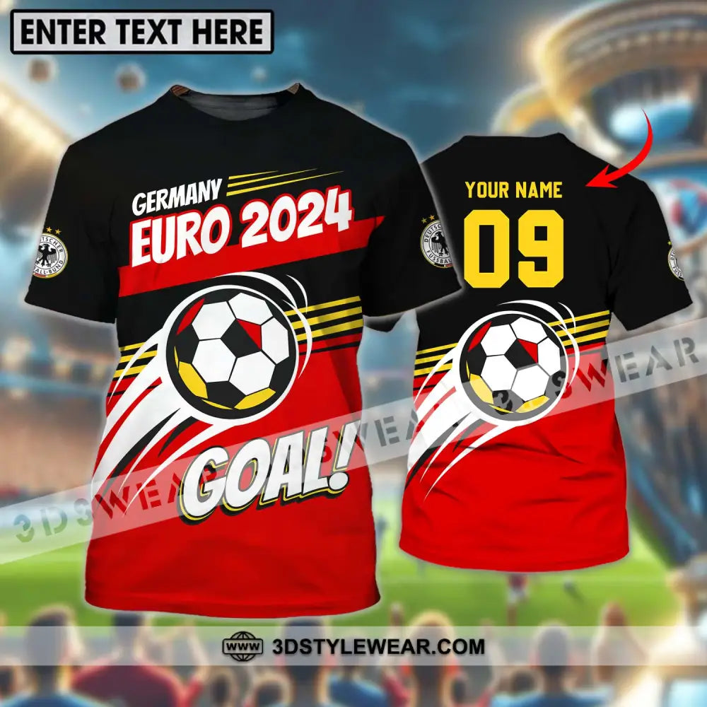 Unisex Shirt - Custom Name Germany National Team Euro 2024 Goal! T-Shirt