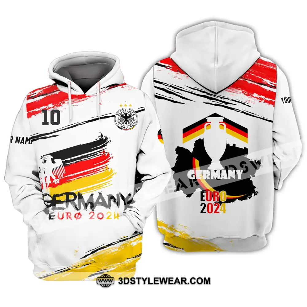 Unisex Shirt - Custom Name Germany National Team Euro 2024 Hoodie / S T-Shirt