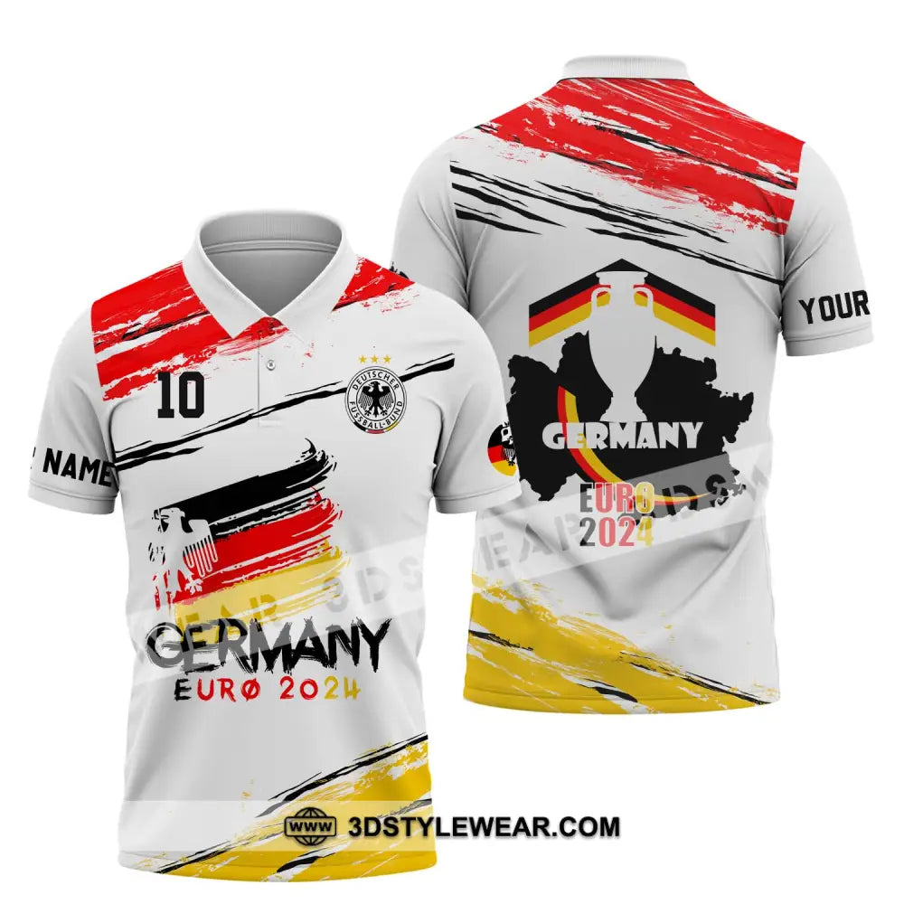 Unisex Shirt - Custom Name Germany National Team Euro 2024 Polo / S T-Shirt