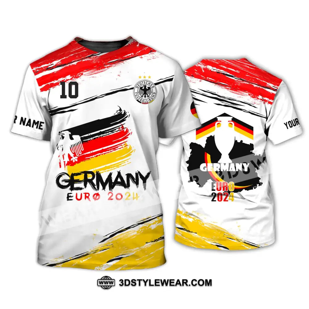 Unisex Shirt - Custom Name Germany National Team Euro 2024 T-Shirt / S T-Shirt