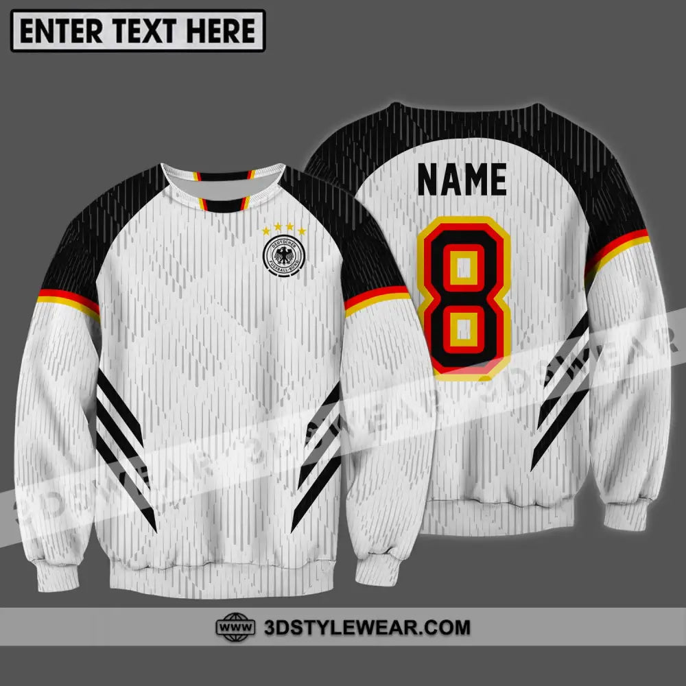 Unisex Shirt - Custom Name Germany National Team Long Sleeve / S T-Shirt