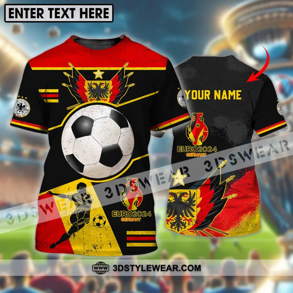 Unisex Shirt - Custom Name Germany Team Euro 2024 T-Shirt