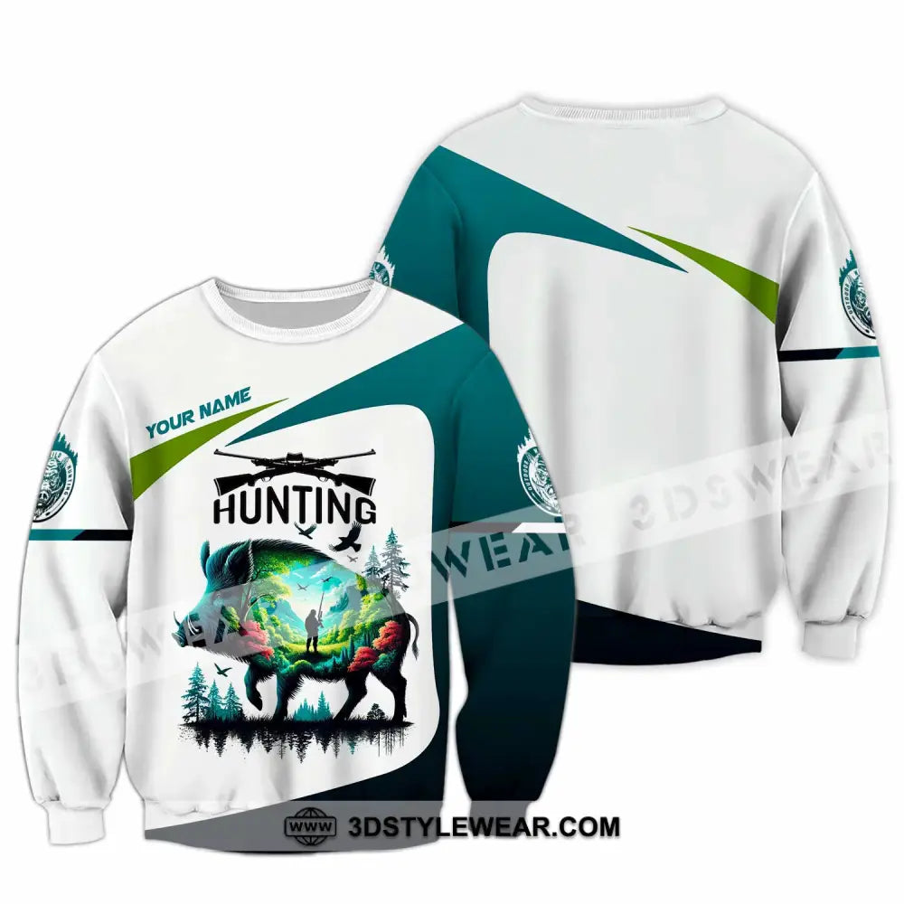 Unisex Shirt Custom Name Hunter Shirt Hunter Hoodie Shirt Polo Long Sleeve Shirt Long Sleeve / S T-shirt