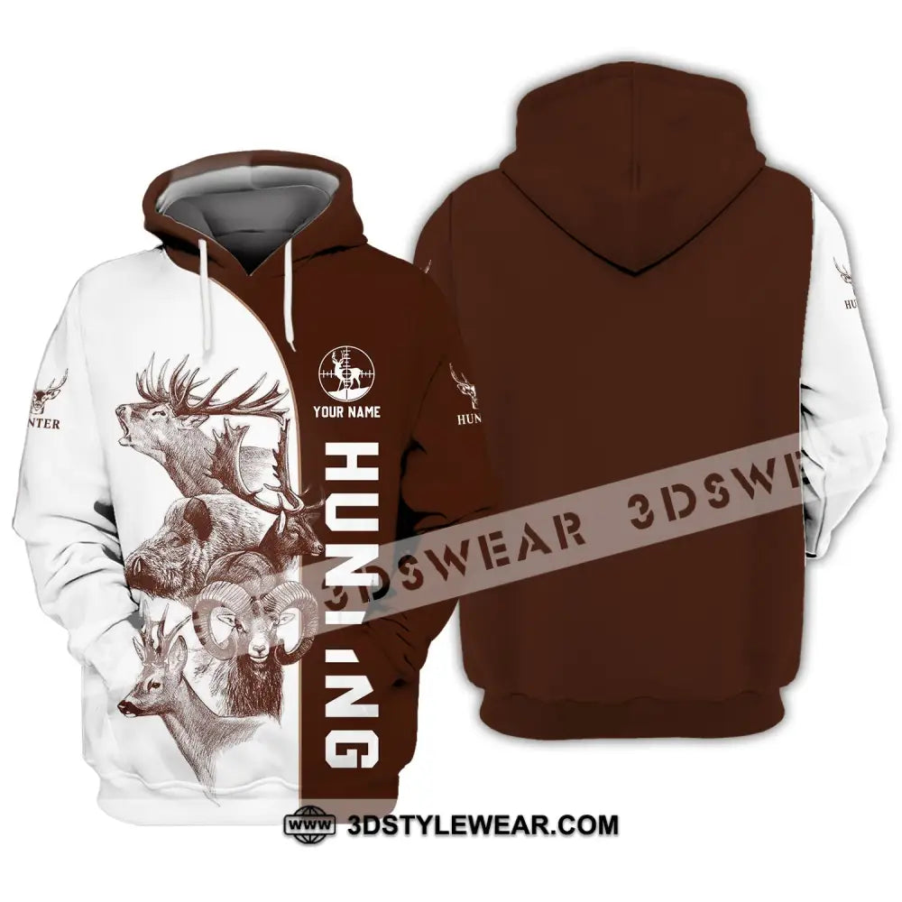 Unisex Shirt - Custom Name Hunting Hoodie / S T-Shirt