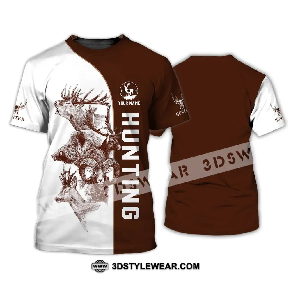 Unisex Shirt - Custom Name Hunting T-Shirt / S T-Shirt