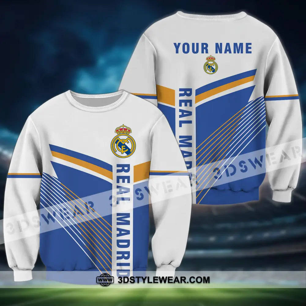 Unisex Shirt - Custom Name Los Blancos Lover Long Sleeve / S T-Shirt