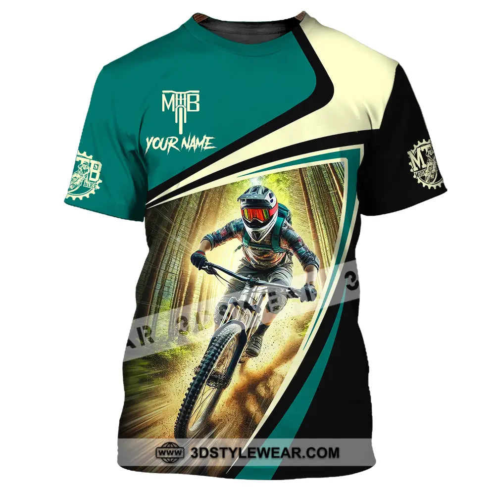 Unisex Shirt - Custom Name Mountain Bike For Player Icon T-Shirt / S T-Shirt