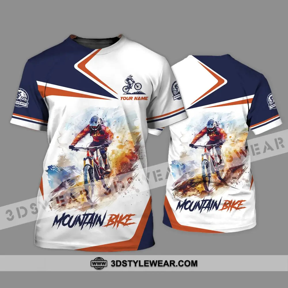 Unisex Shirt - Custom Name Mountain Bike Player T-Shirt / S T-Shirt