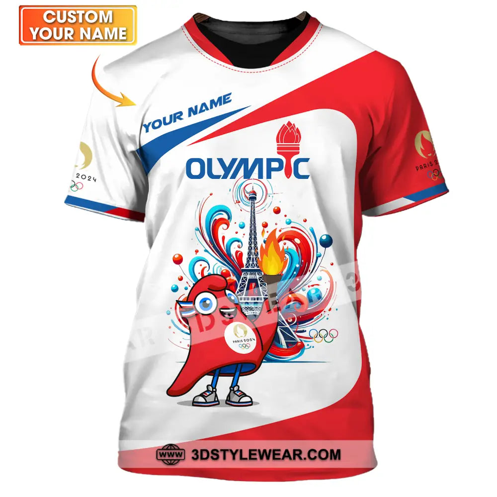 Unisex Shirt - Custom Name Paris 2024 Olympic T-Shirt