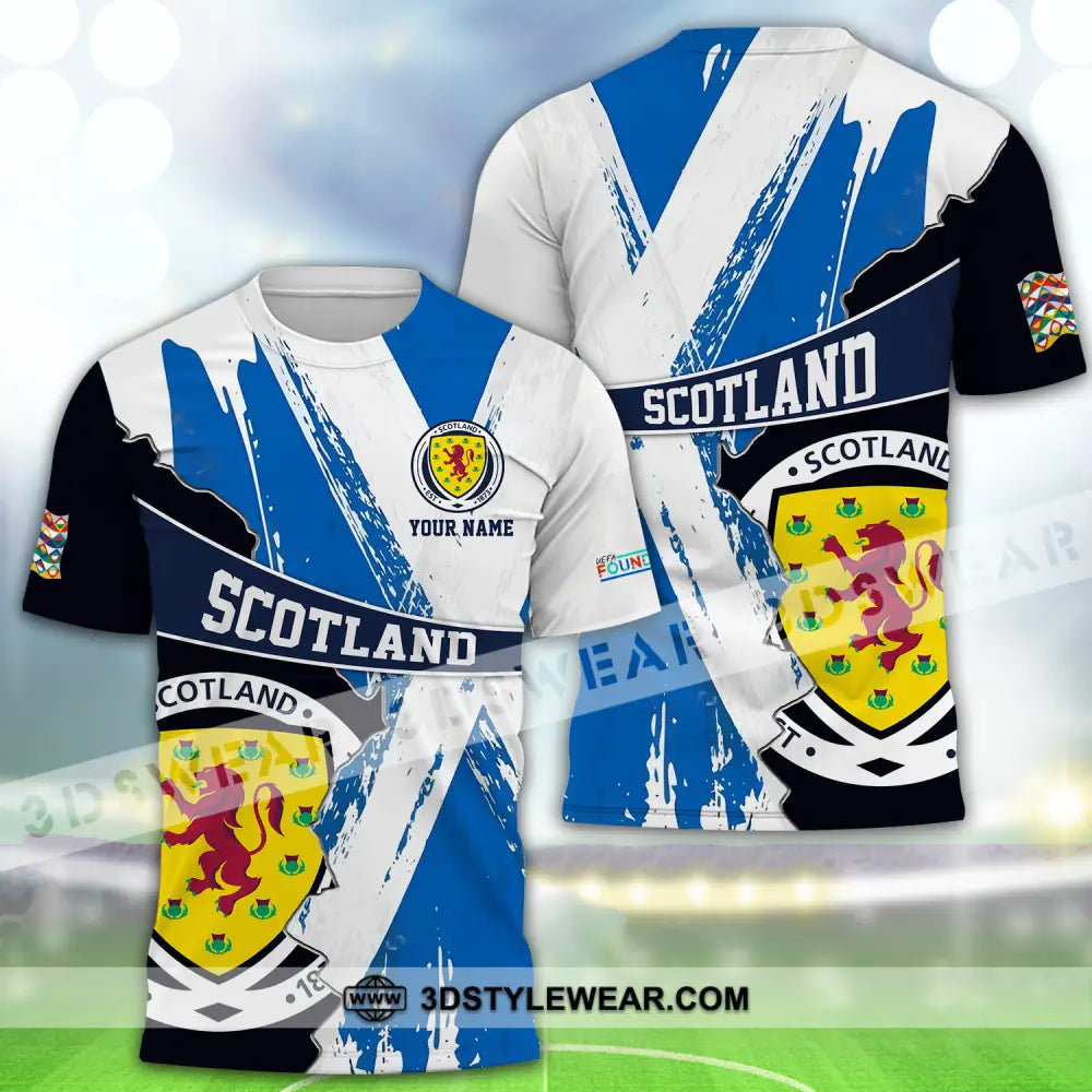 Unisex Shirt - Custom Name Scotland Est.1983 Euro 2024 T-Shirt / S T-Shirt