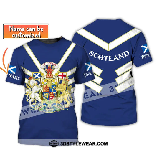 Unisex Shirt Custom Name Scotland In Defens T-Shirt