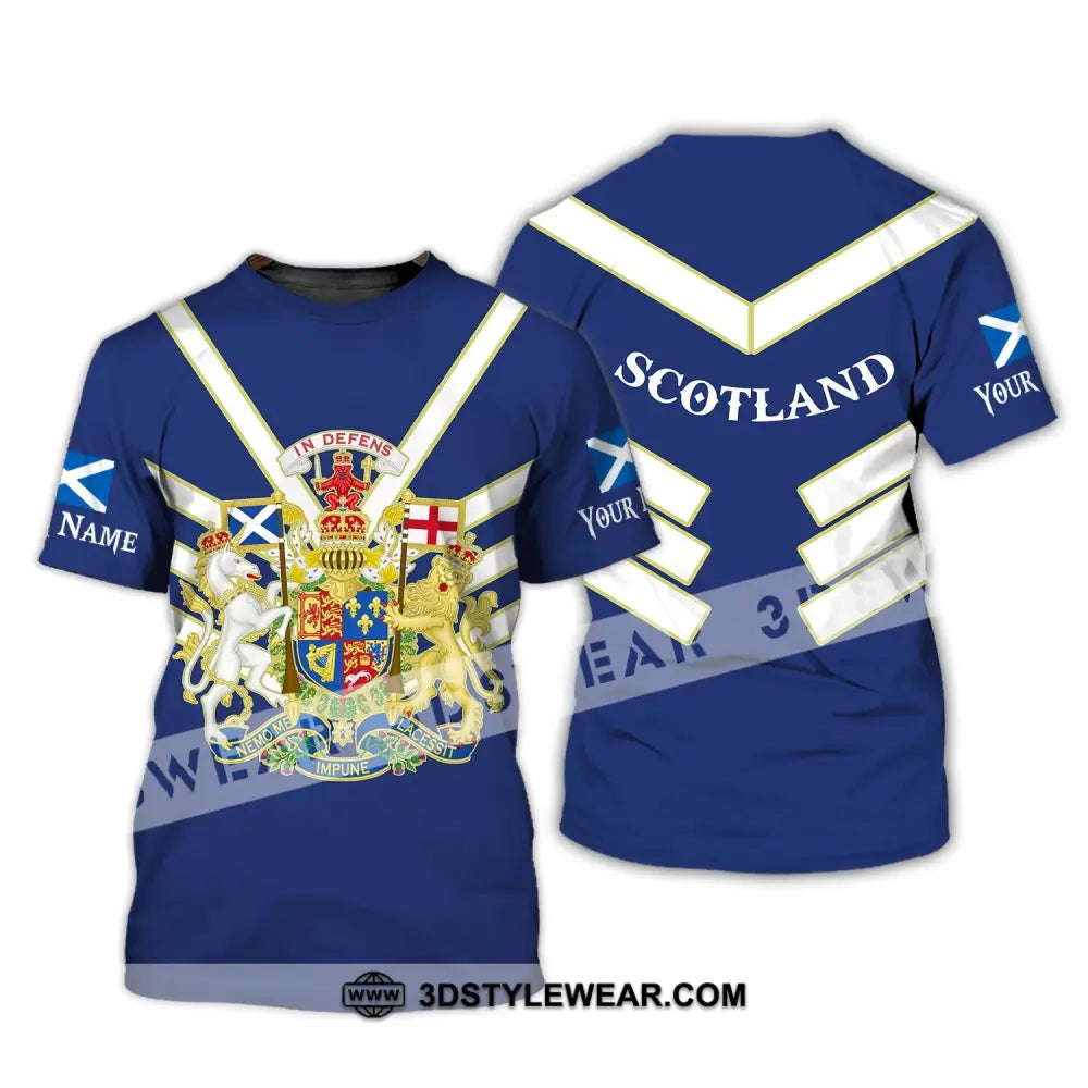 Unisex Shirt Custom Name Scotland In Defens T-Shirt / S