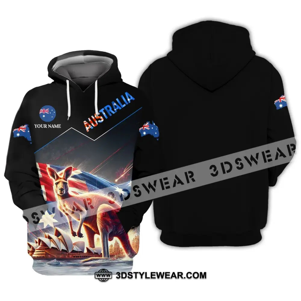 Unisex Shirt - Custom Name Sport Australia Icons Hoodie / S T-Shirt