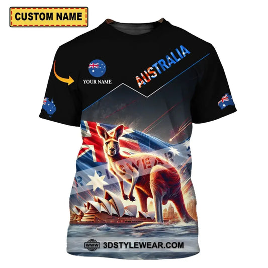 Unisex Shirt - Custom Name Sport Australia Icons T-Shirt