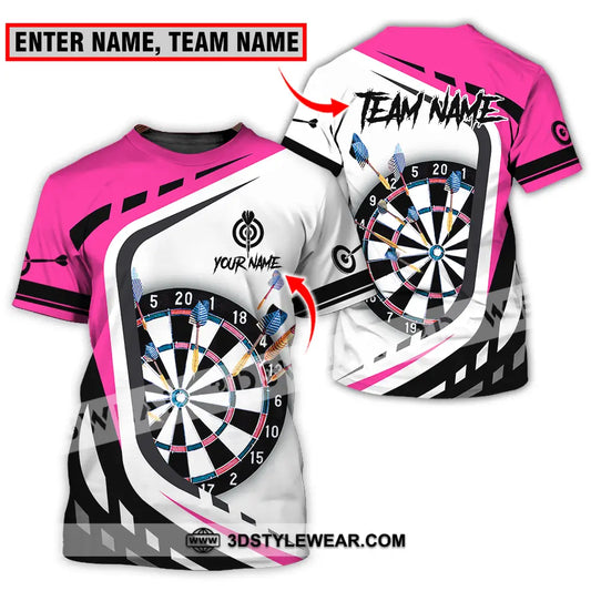 Unisex Shirt - Custom Name Sport Darts Player T-Shirt