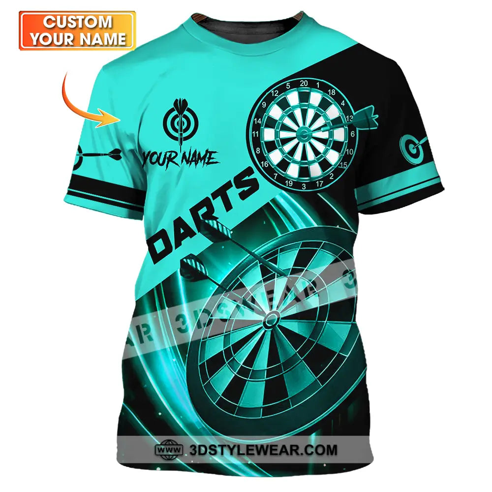 Unisex Shirt - Custom Name Sport Technology Darts Player T-Shirt