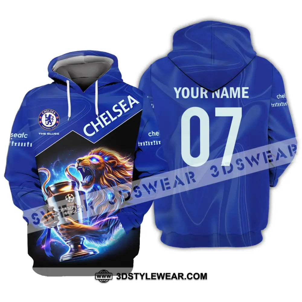 Unisex Shirt Custom Name Chelsea T-Shirt Football Hoodie Long Sleeve Gift For Lovers / S T-Shirt