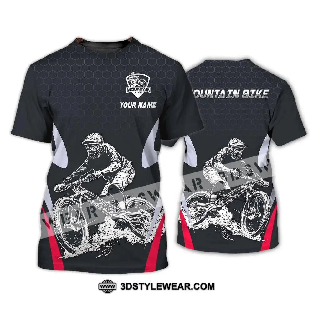 Unisex Shirt - Custom Name The Mountain Bike Player Sport T-Shirt / S T-Shirt