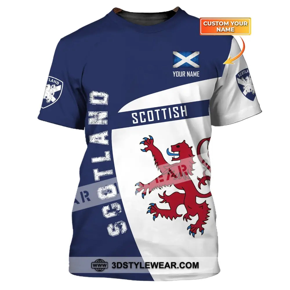 Unisex Shirt Custom Scotland Scottish T-Shirt Clothing / S