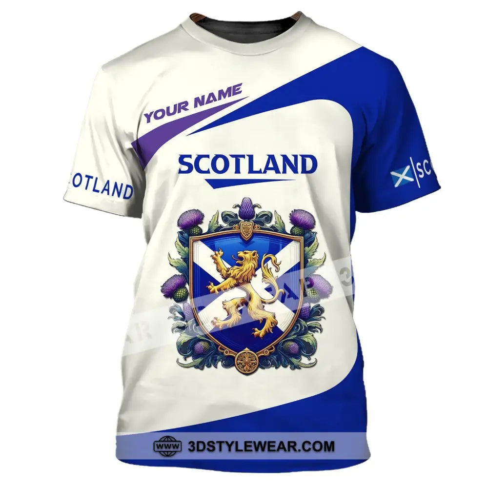 Unisex Shirt Custom Scotland Scottish T-Shirt Lover / S