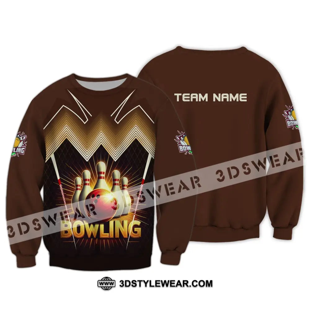 Unisex Shirt Custom Team Name Bowling For Clubs Gift Long Sleeve / S T-Shirt