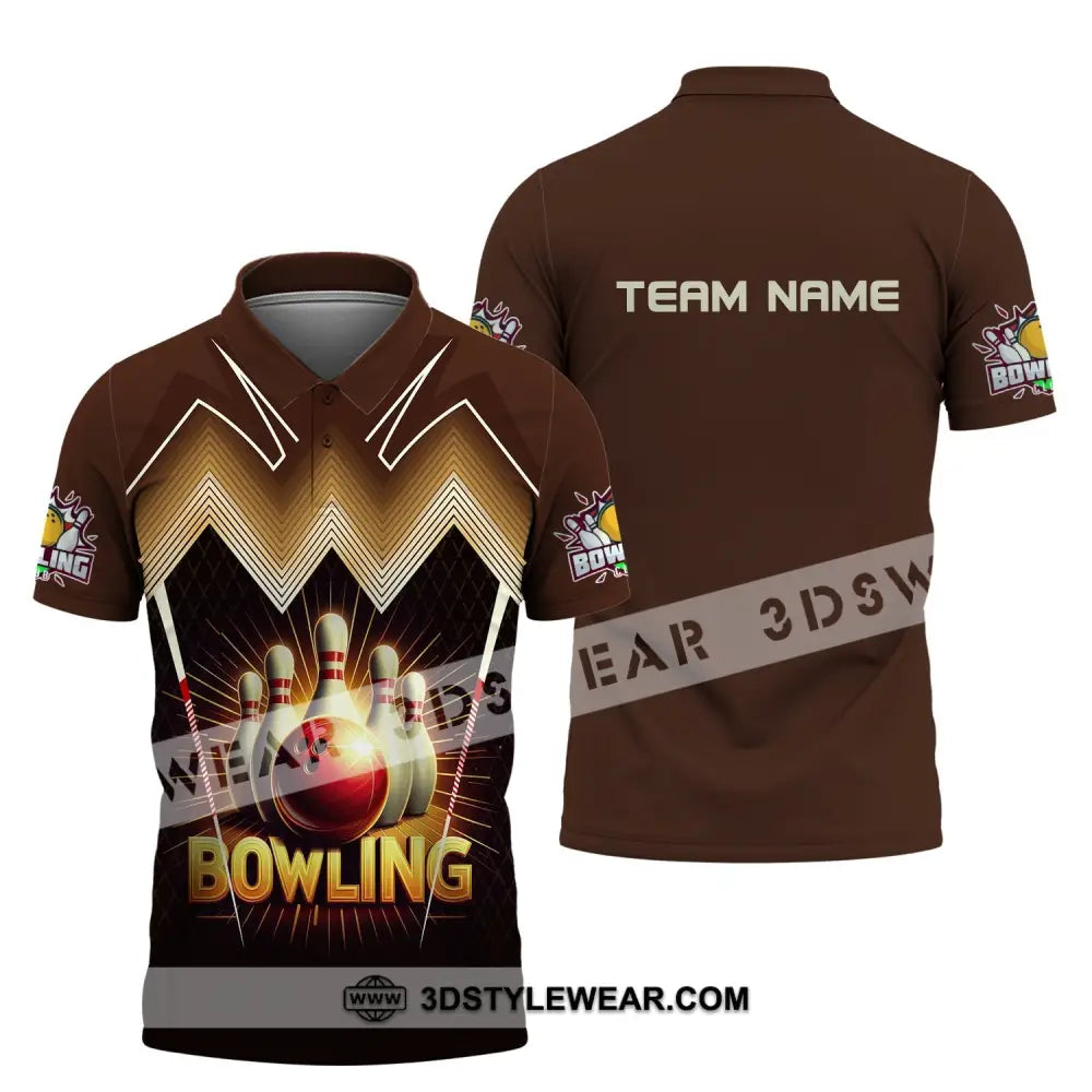 Unisex Shirt Custom Team Name Bowling For Clubs Gift Polo / S T-Shirt