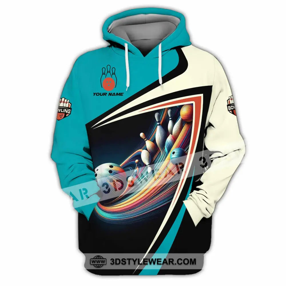 Unisex Shirt - Custom Text Shirt Bowling Shirt Hoodie / S T-shirt