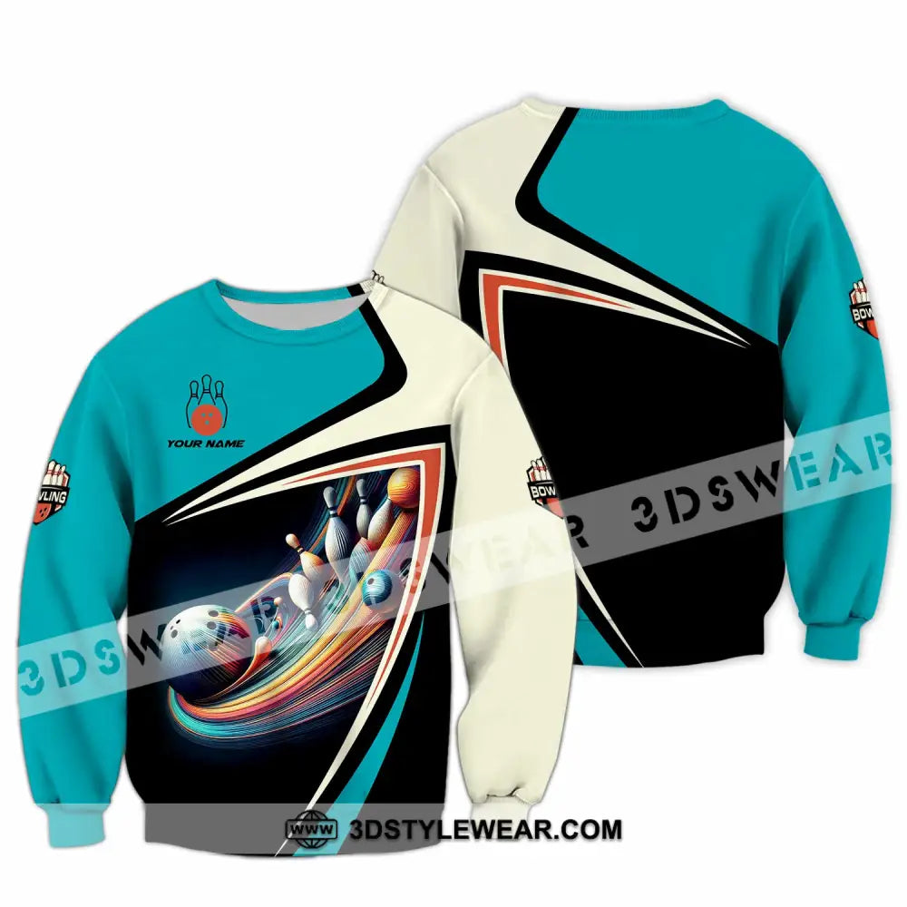 Unisex Shirt - Custom Text Shirt Bowling Shirt Long Sleeve / S T-shirt