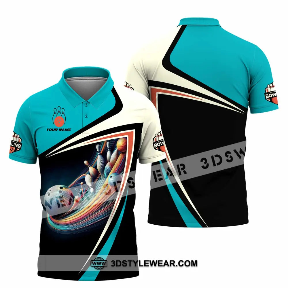 Unisex Shirt - Custom Text Shirt Bowling Shirt Polo Shirt / S T-shirt