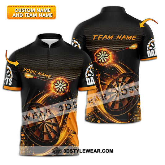 Unisex Shirt - Custom Text Shirt Dart Shirt T-shirt