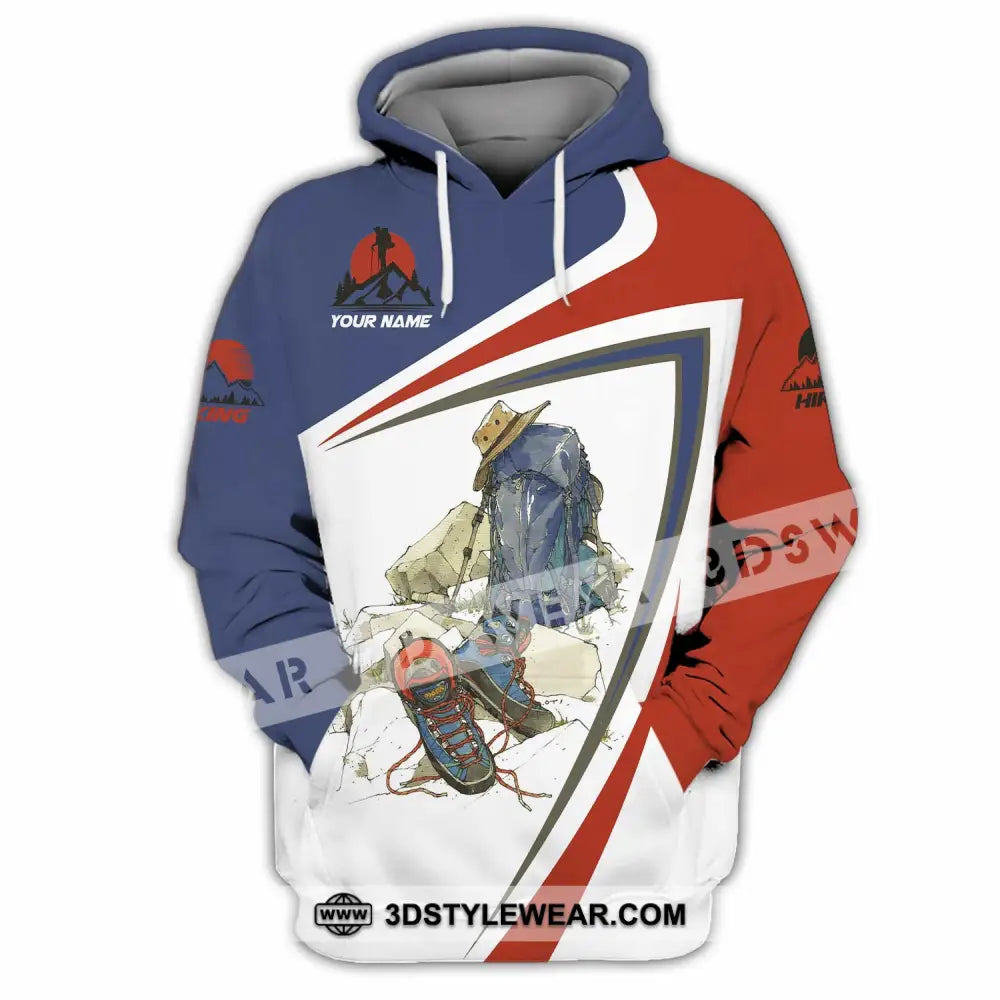 Unisex Shirt - Custom Text Shirt Hiking Lover Hoodie / S T-shirt