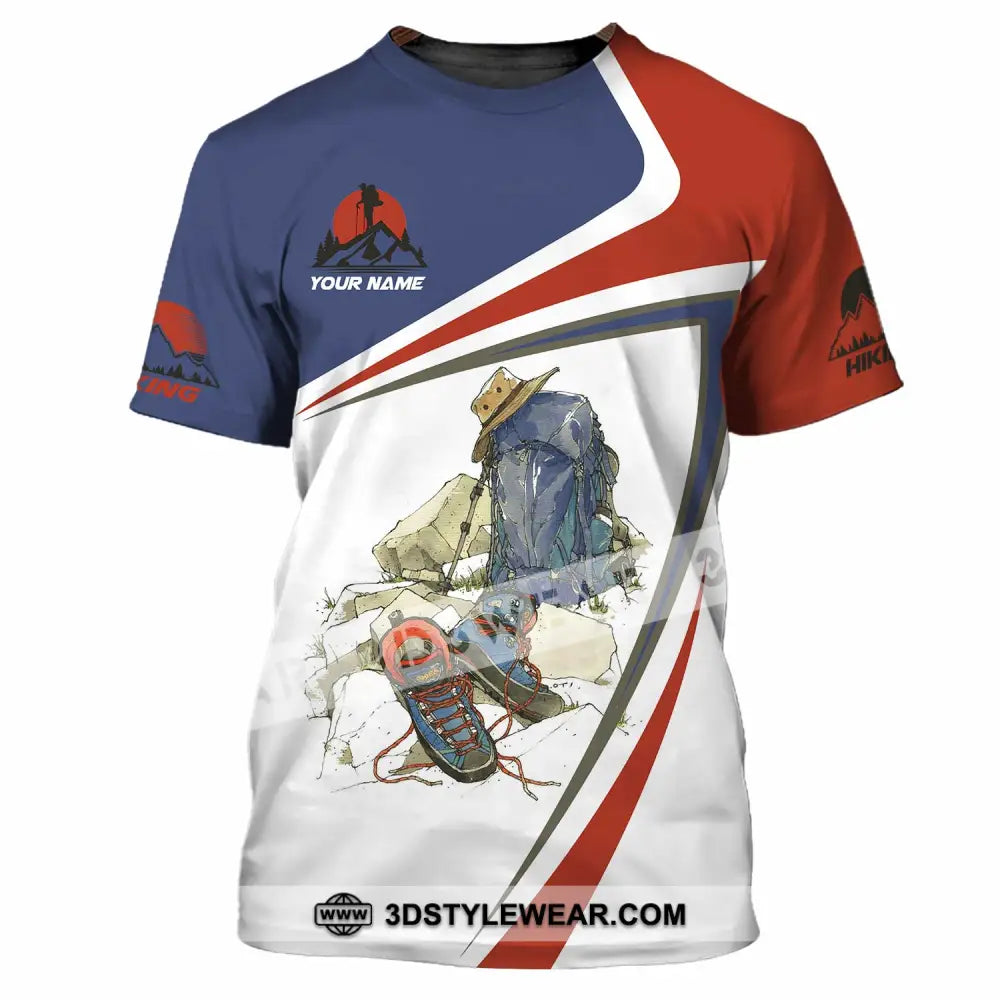 Unisex Shirt - Custom Text Shirt Hiking Lover T-Shirt / S T-shirt