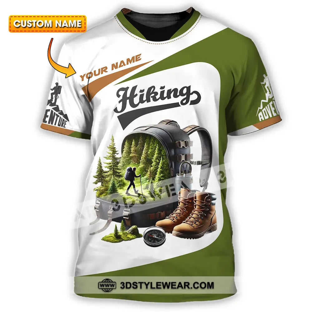 Unisex Shirt - Custom Text Hiking T-Shirt