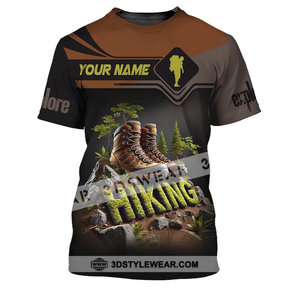 Unisex Shirt - Custom Text Hiking T-Shirt / S T-Shirt