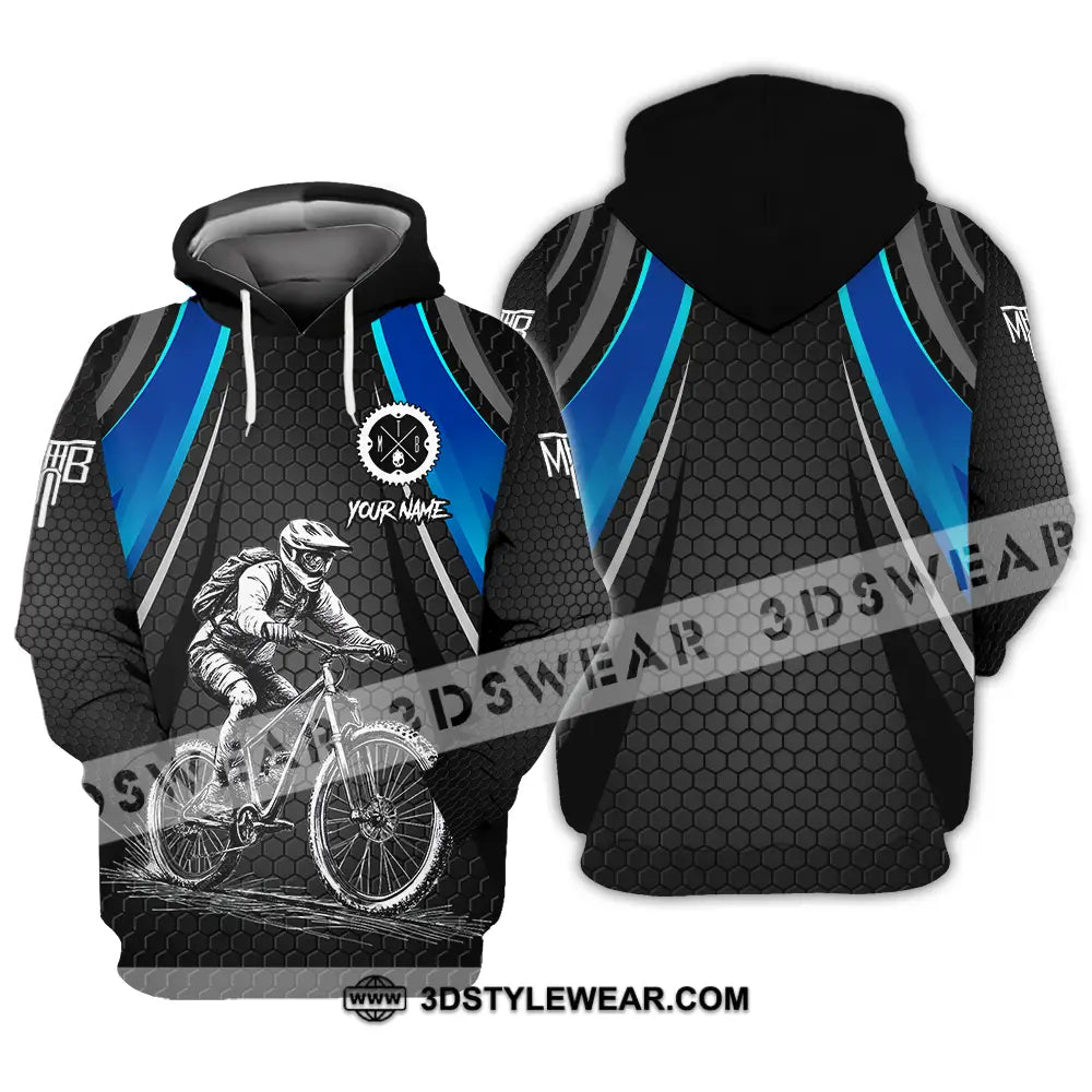 Unisex Shirt - Custom Text Mountain Bike Classic Sport Hoodie / S T-Shirt