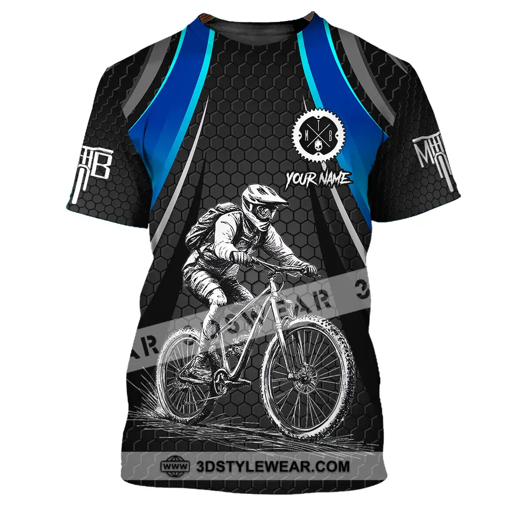 Unisex Shirt - Custom Text Mountain Bike Classic Sport T-Shirt / S T-Shirt