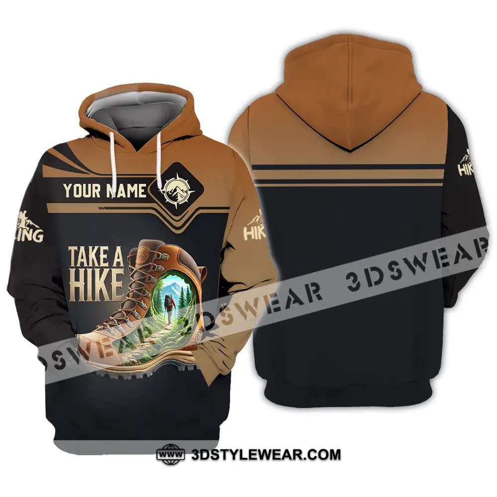 Unisex Shirt - Custom Text Shirt Take A Hike Hoodie / S T-shirt