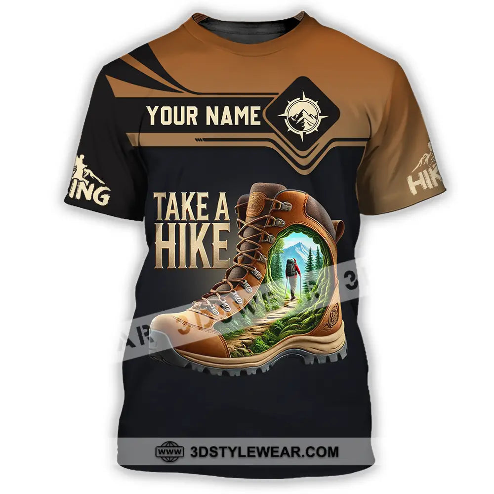 Unisex Shirt - Custom Text Shirt Take A Hike T-Shirt / S T-shirt