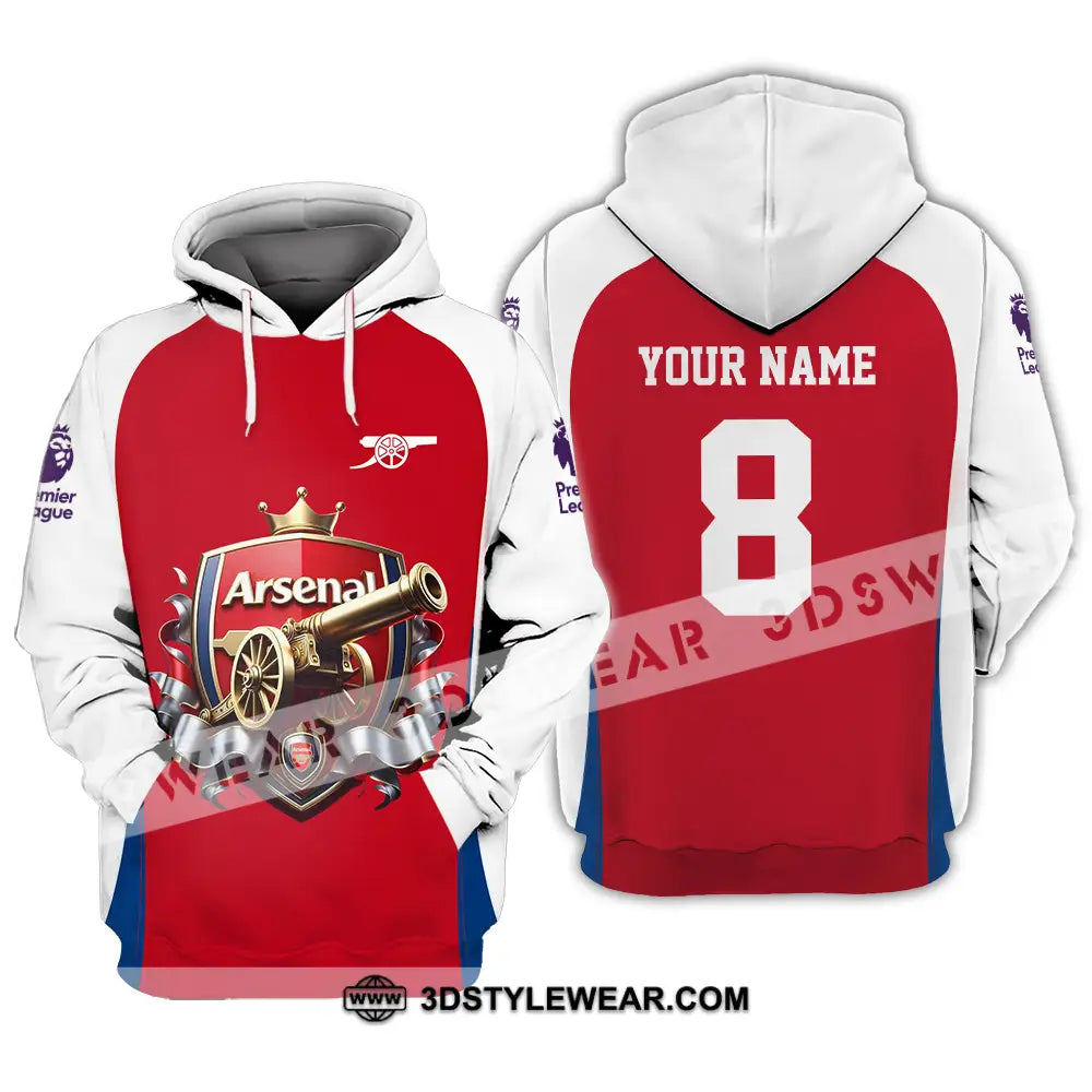 Unisex Shirt - Custom Text Shirt The Gunners Shirt Hoodie / S T-shirt