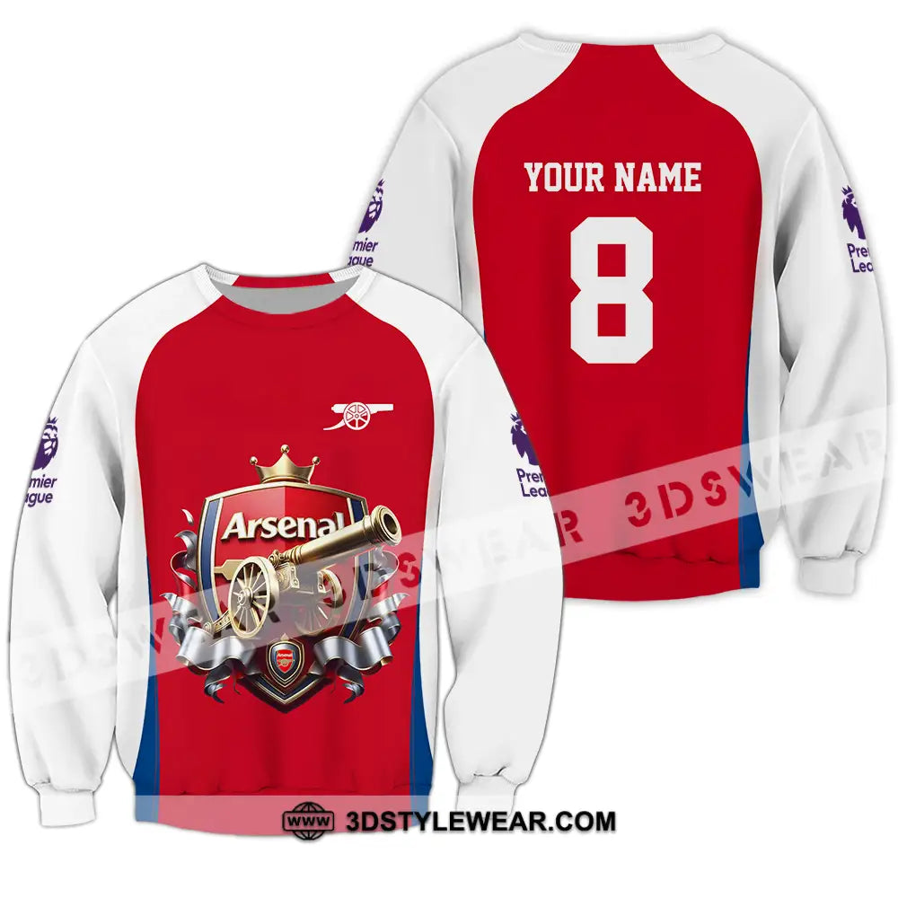 Unisex Shirt - Custom Text Shirt The Gunners Shirt Long Sleeve / S T-shirt
