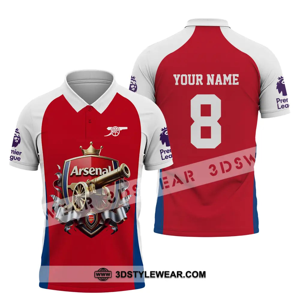 Unisex Shirt - Custom Text Shirt The Gunners Shirt Polo Shirt / S T-shirt