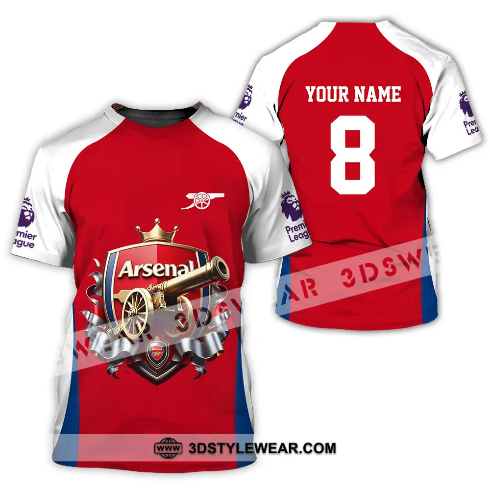 Unisex Shirt - Custom Text Shirt The Gunners Shirt T-Shirt / S T-shirt