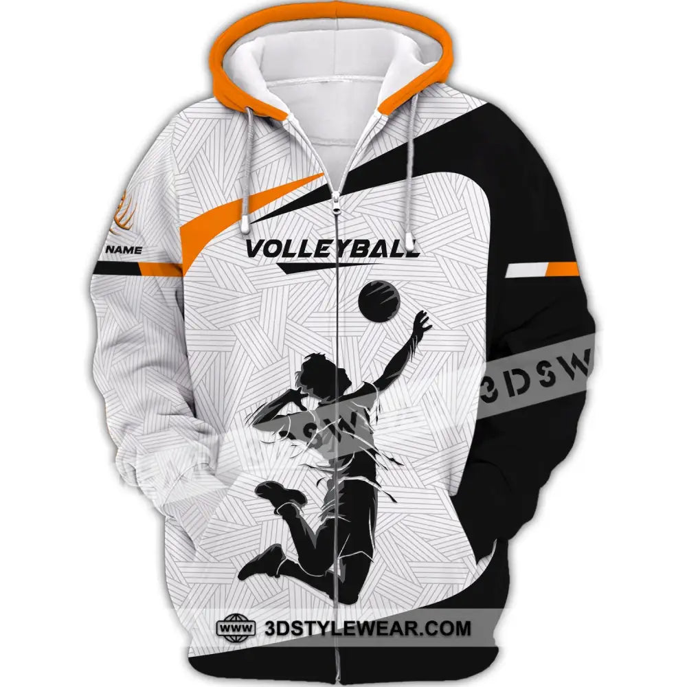 Unisex Shirt Custom Volleyball Hoodie T-Shirt For Team Gift Players