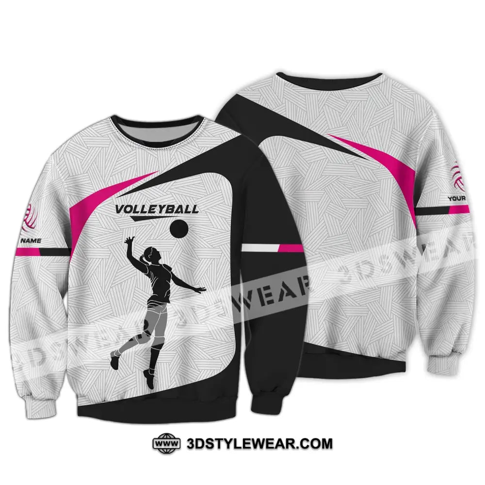 Unisex Shirt Custom Volleyball Hoodie Team T-Shirt Gift For Players Long Sleeve / S