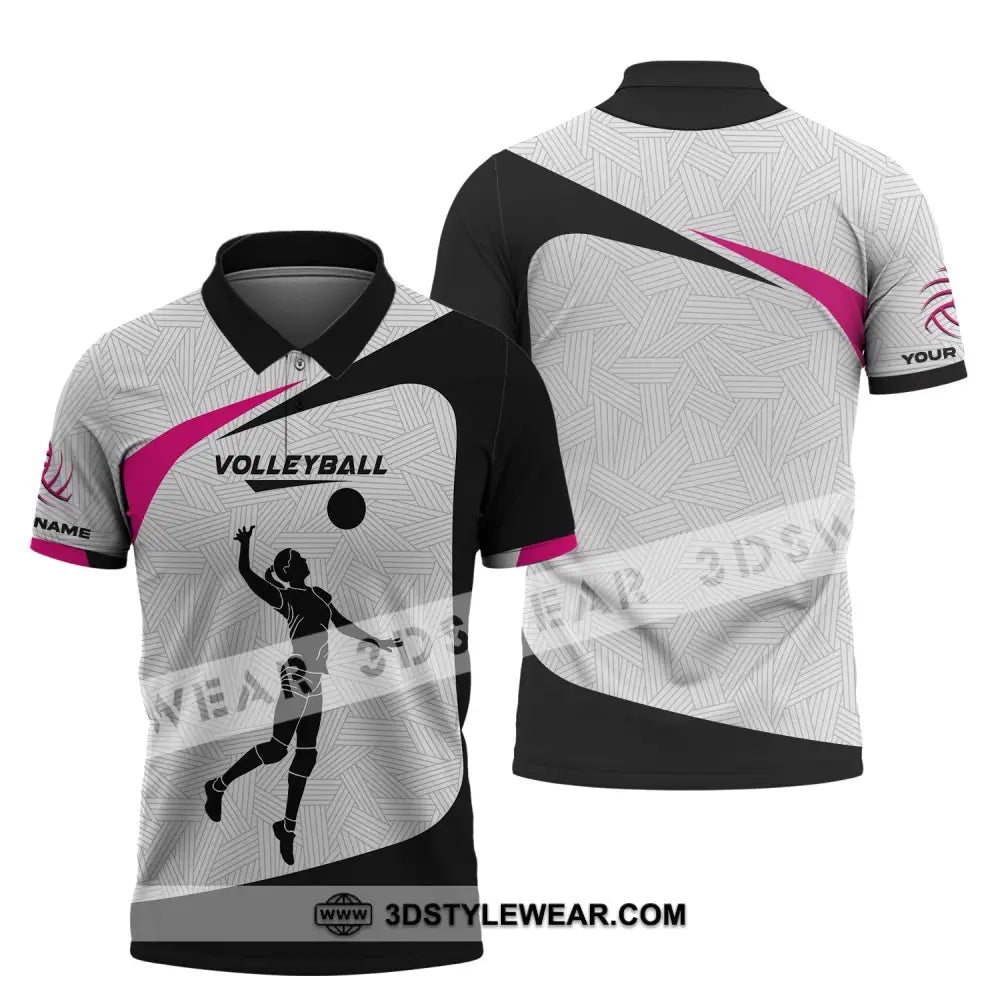 Unisex Shirt Custom Volleyball Hoodie Team T-Shirt Gift For Players Polo / S