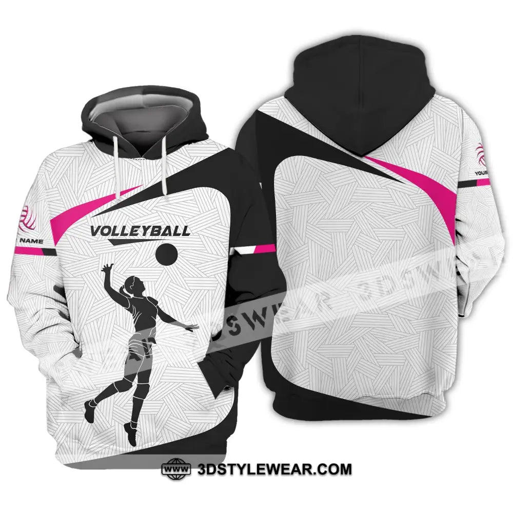 Unisex Shirt Custom Volleyball Hoodie Team T-Shirt Gift For Players / S