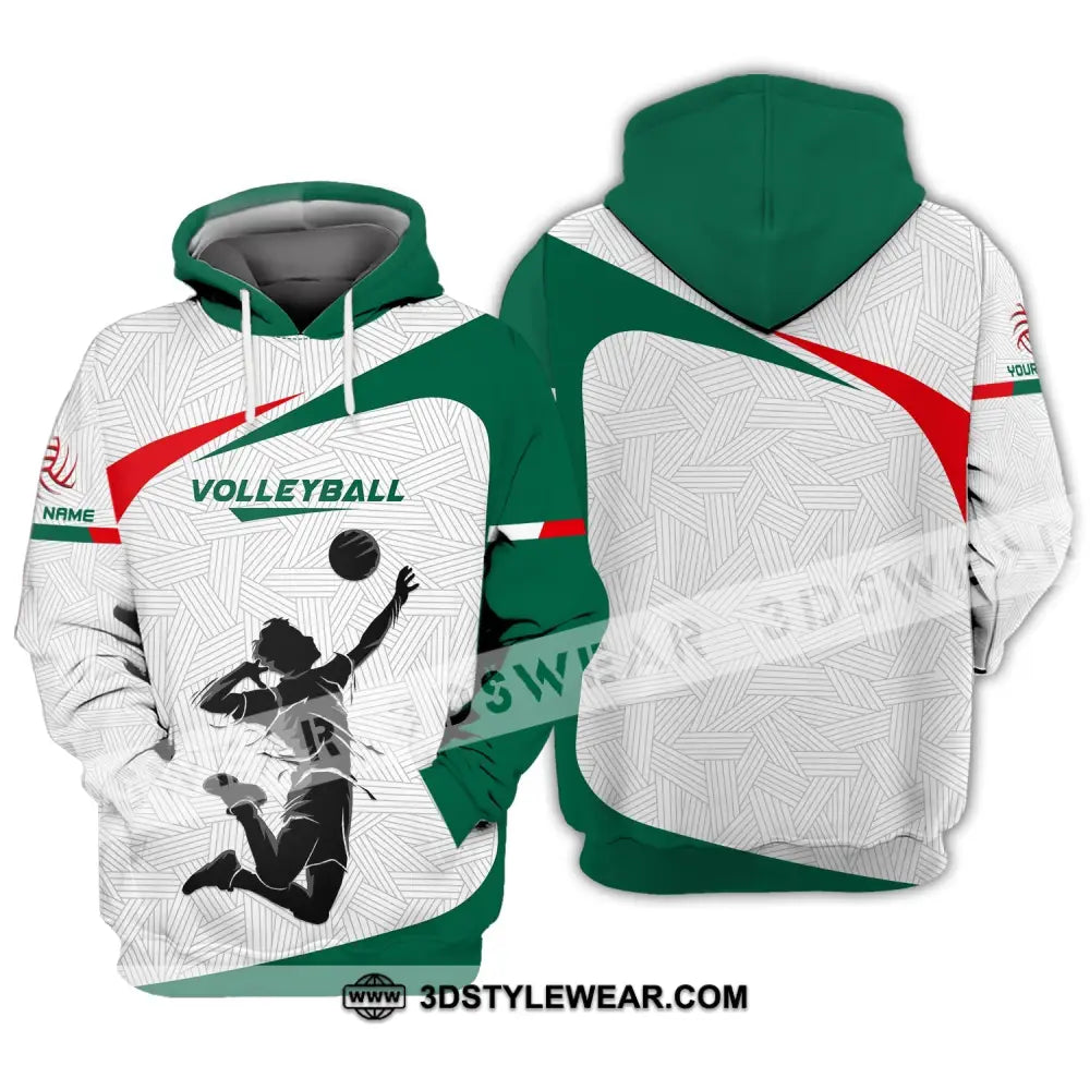 Unisex Shirt Custom Volleyball Polo T-Shirt For Team Gift Players Hoodie / S