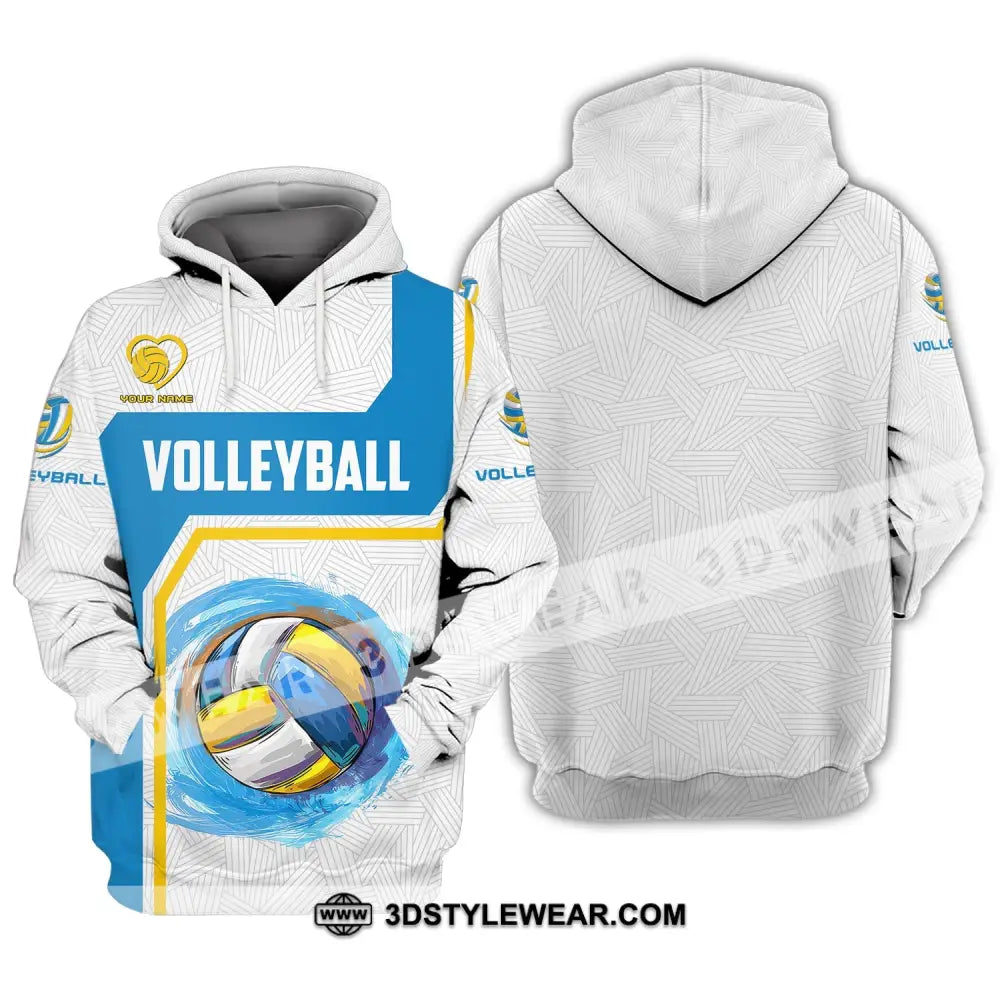 Unisex Shirt Custom Volleyball T-Shirt For Team Gift Players Hoodie / S